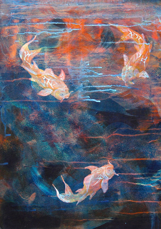 Art - Print - Three Koi