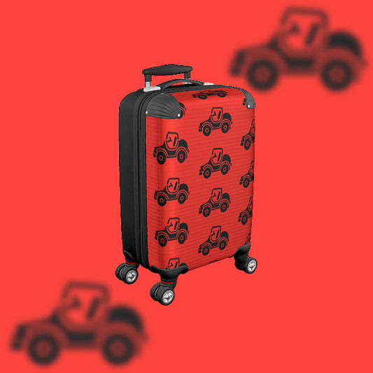 Suitcase - Small Cabin 45cm - Car on Blue Red or Green