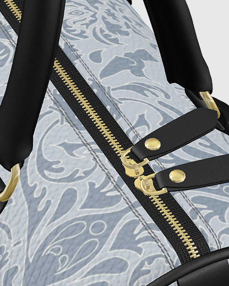 Handbag - Mini Duffle Pale Blue Damask