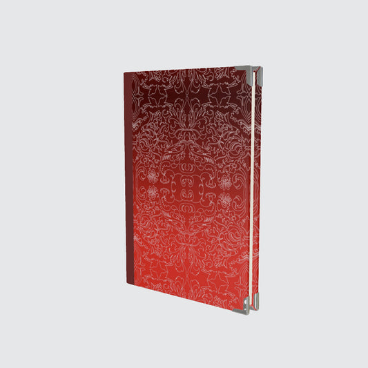 Diary 2026 - Week To View - Red Damask