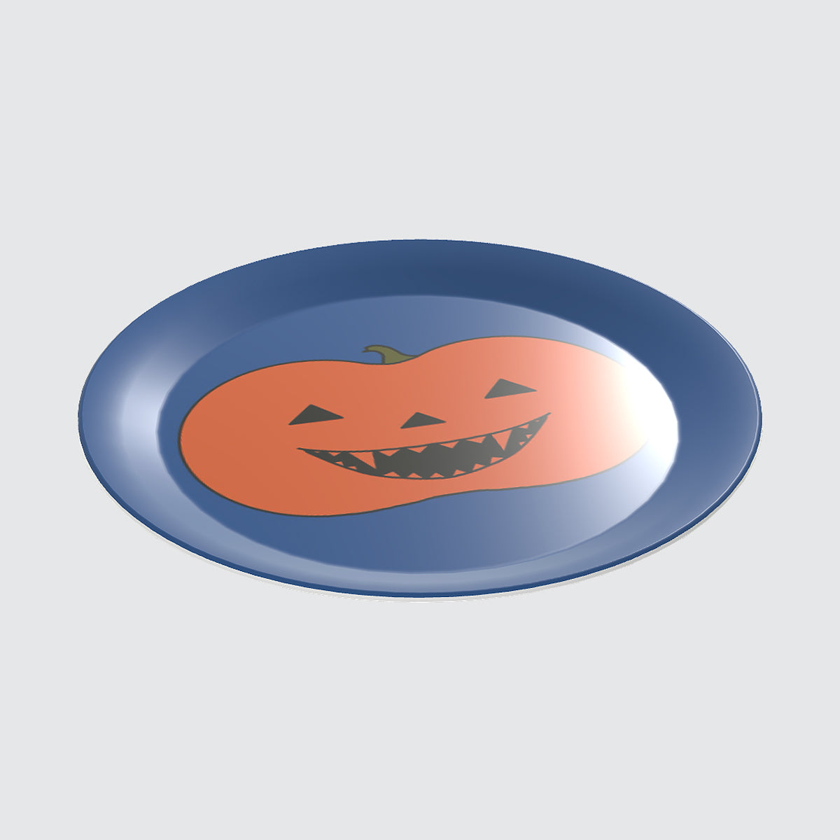 Halloween Pumpkin Party Plates