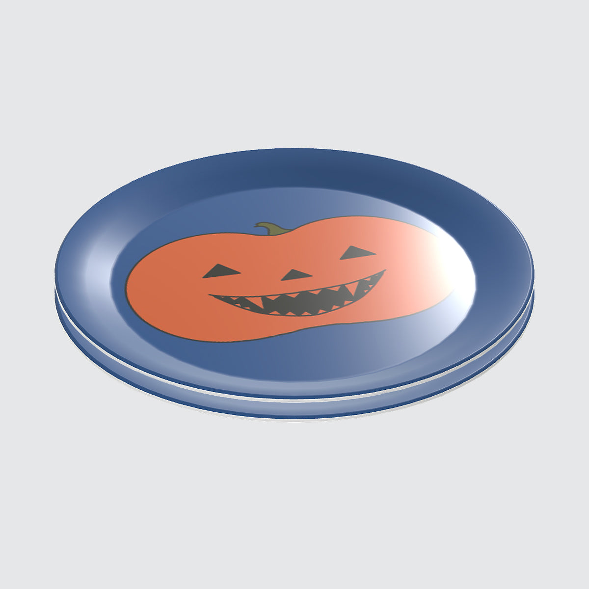 Halloween Pumpkin Party Plates