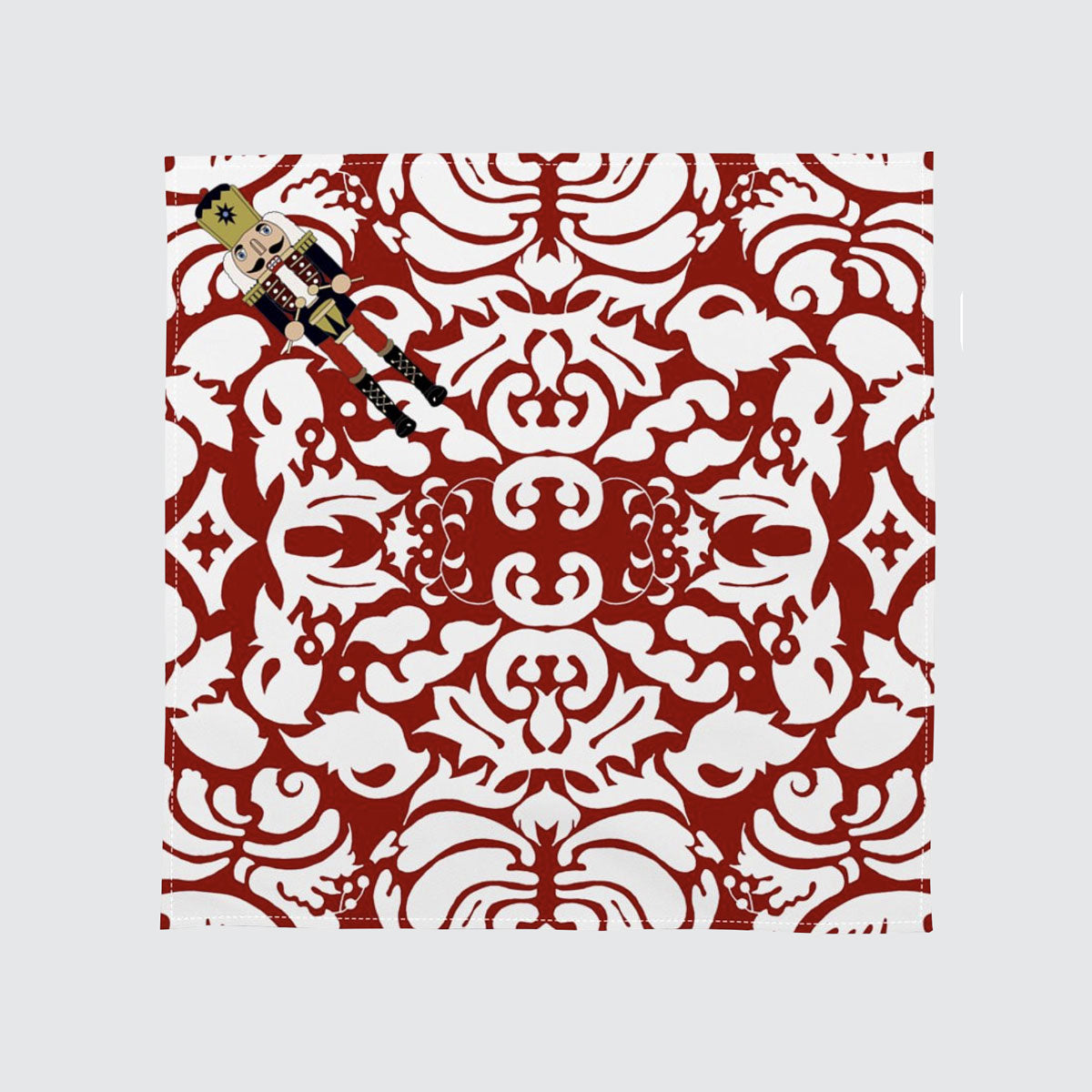 Set of Two Nutcracker and Damask Napkins