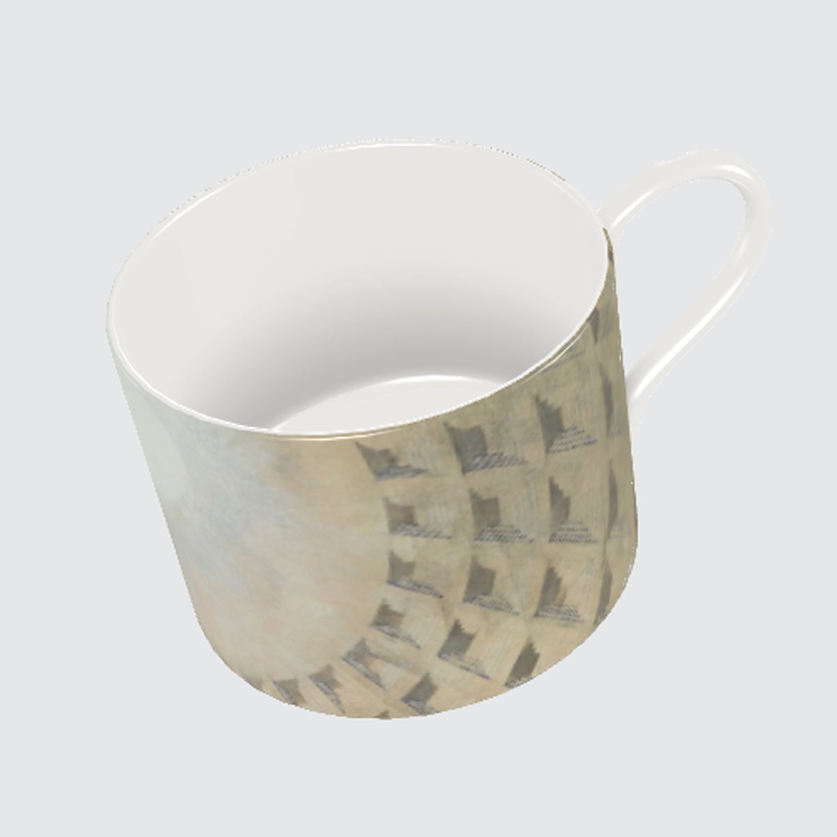 Bone China Cup and Saucer - Pantheon Dome