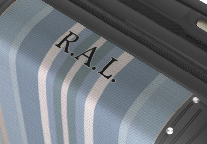 Suitcase - Cabin 55cm and 45cm - Stripes Sea Light