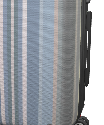 Suitcase - Cabin 55cm and 45cm - Stripes Sea Light