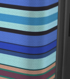 Suitcase - Cabin 55cm and 45cm - Stripes Peacock