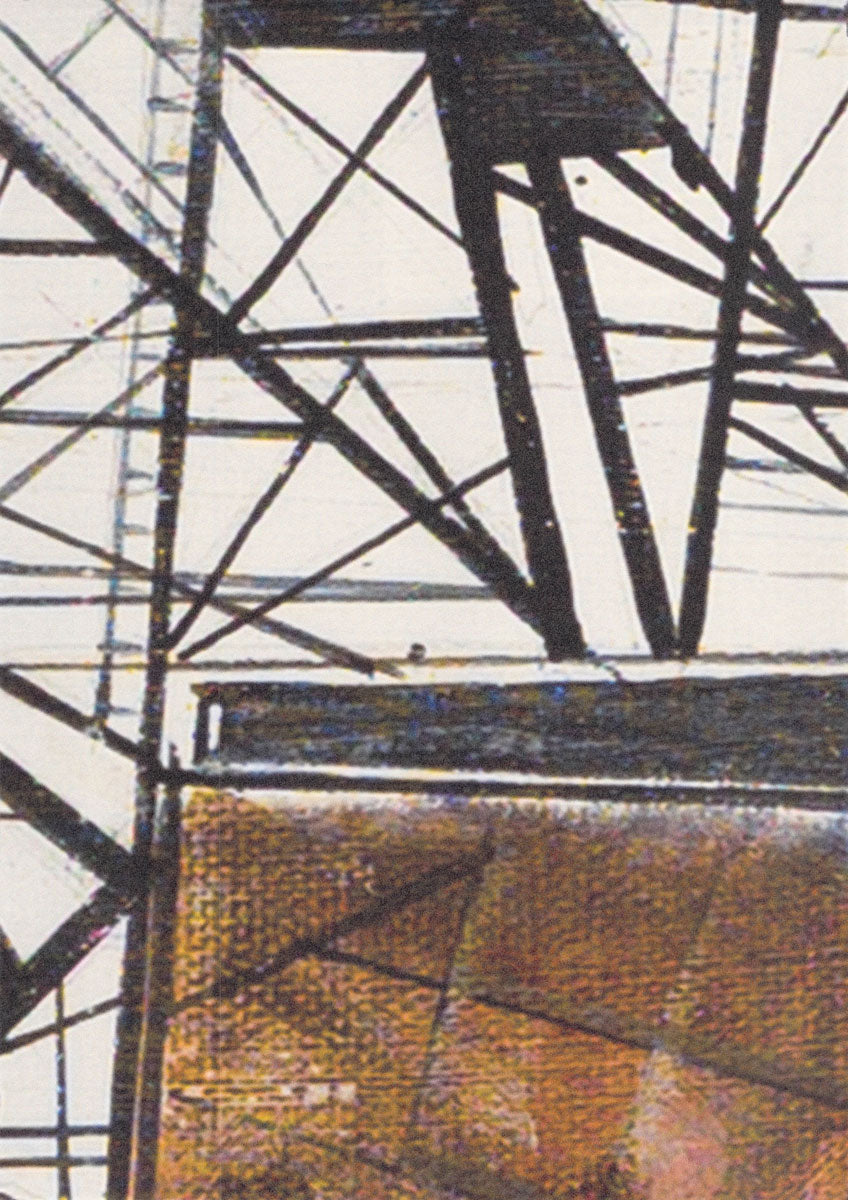 Wallpaper Mural of the Battersea Power Station Cranes - £50 per sq metre.