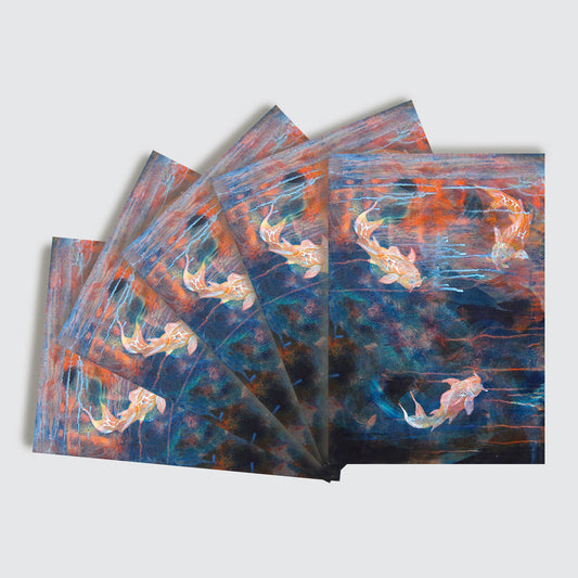 10 Card Pack Three Koi