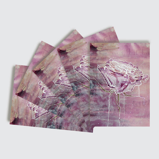 10 Card Pack Violet Rose