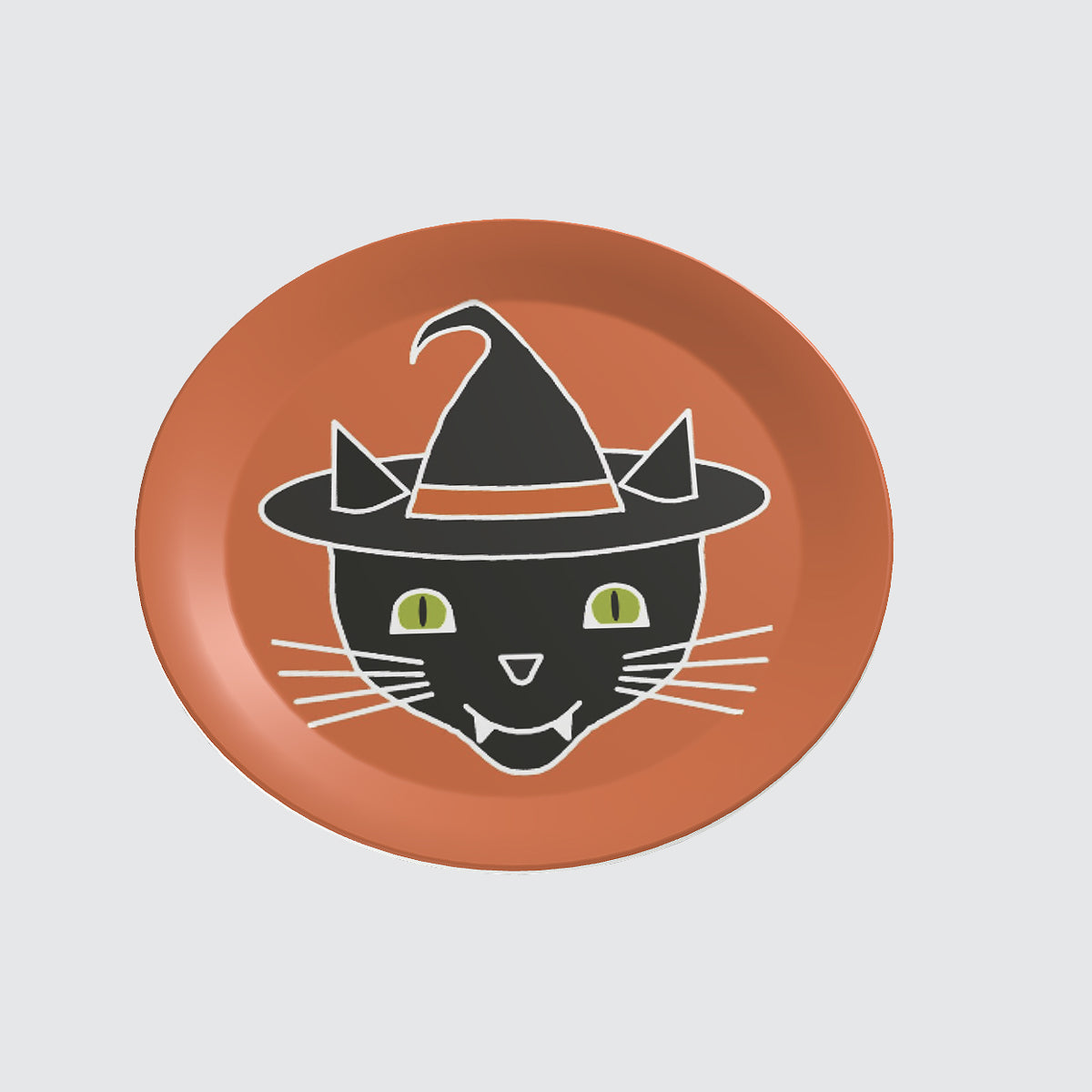 Halloween Cat Party Plates