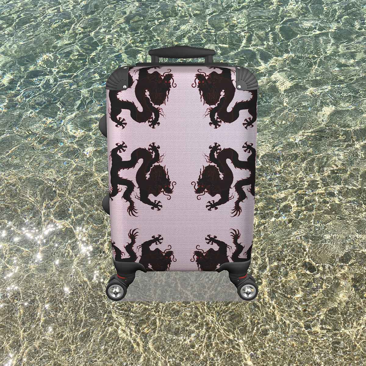 Suitcase - Cabin 55cm and 45cm - Crimson Dragon On Pink