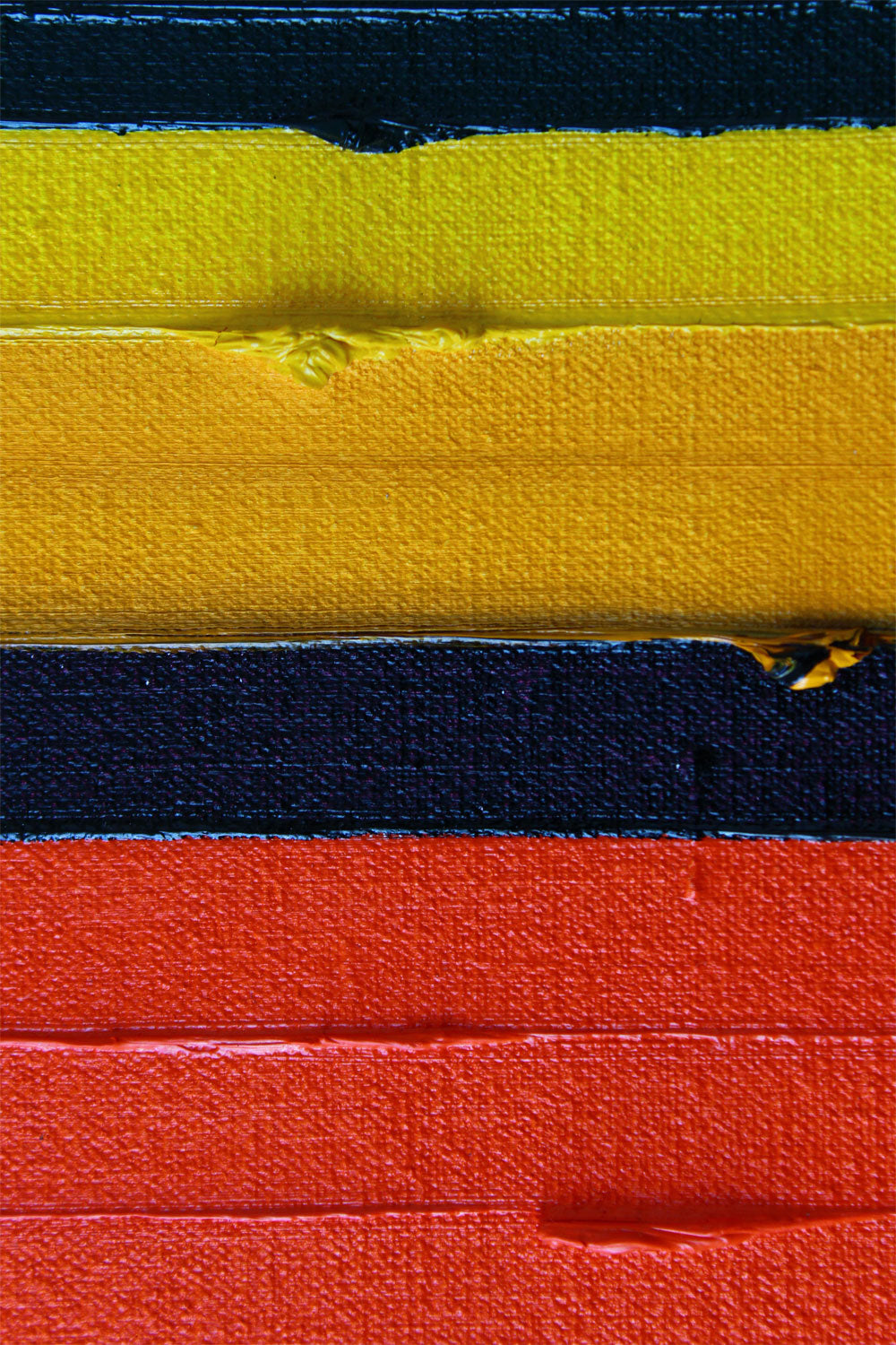Stripes Chakra Oil Painting by Rose Long
