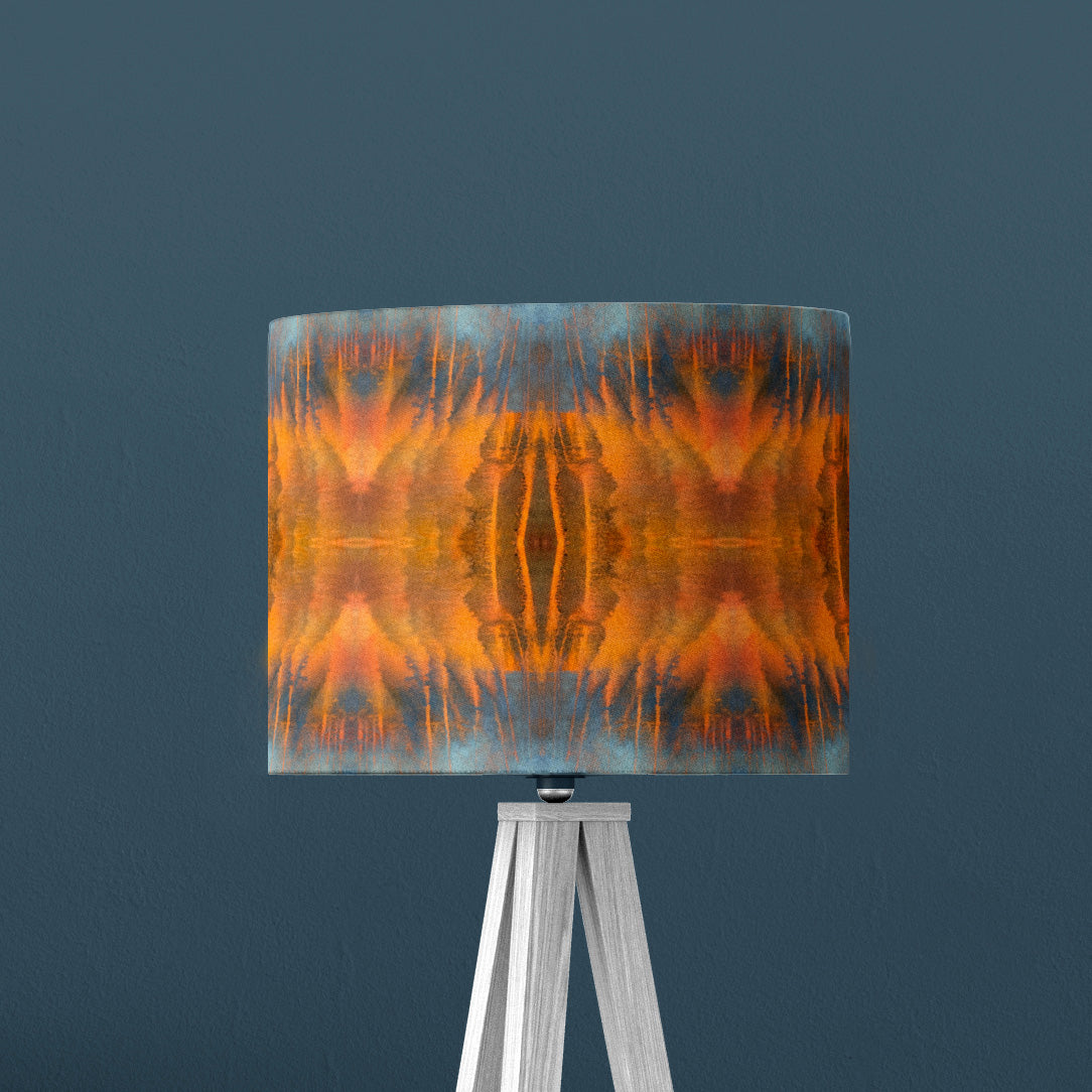 Lampshade 40cm - Blue Orange Water