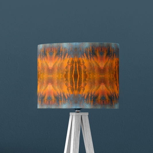 Lampshade 40cm - Blue Orange Water