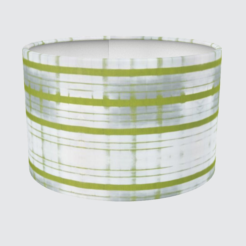 Lampshade 40cm - Chartreuse White Grid