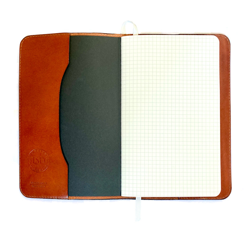 Leather Notebook Cover - Large Cahier