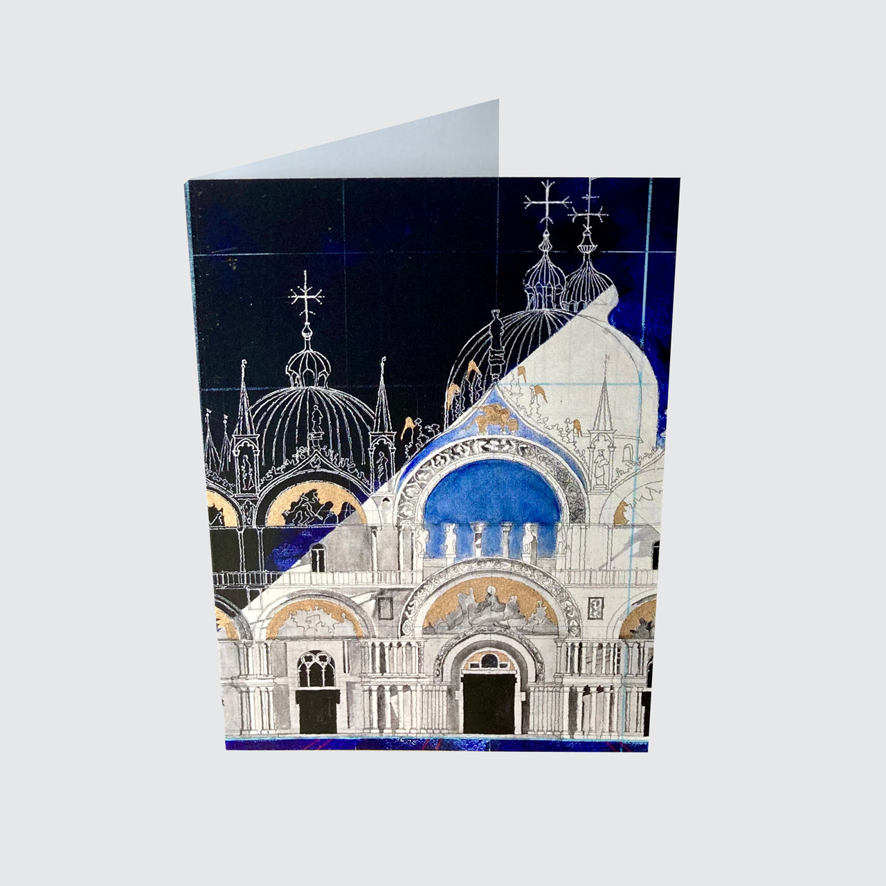 10 card pack Basilica St Marco Greetings Cards - single design