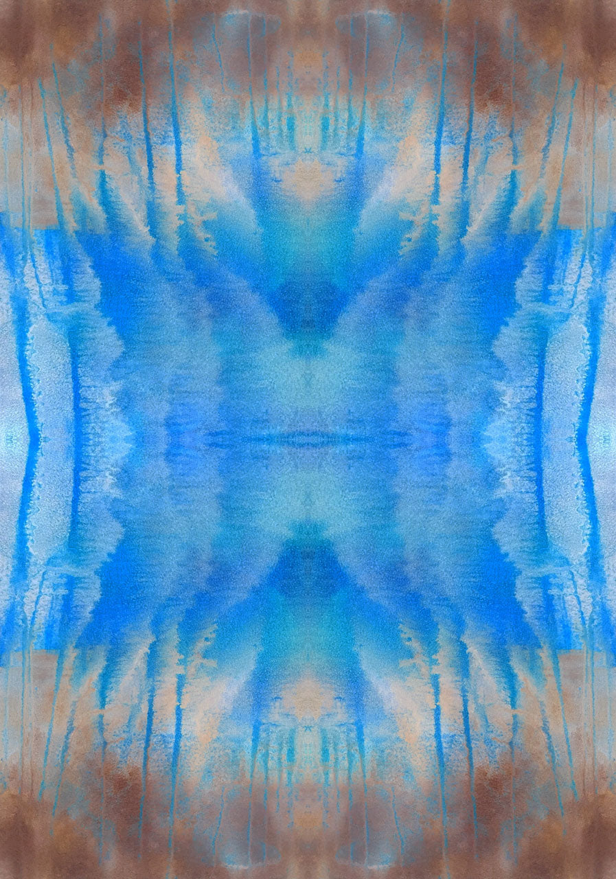 Wallpaper Blue Water Abstract - £37.50 per sq metre