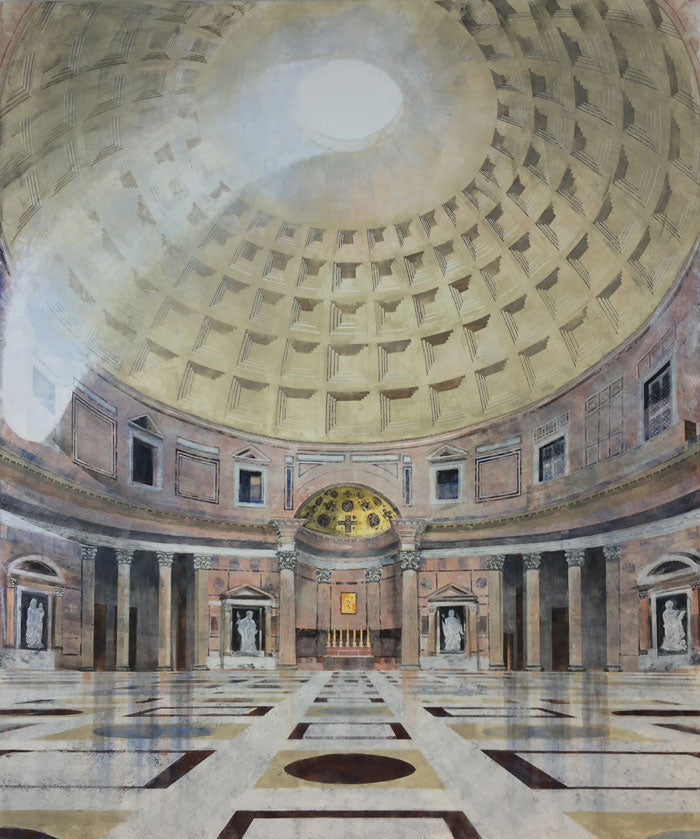 Wallpaper Mural of the Pantheon Dome - £50 per sq metre.