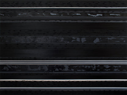 Stripes Oil Painting - None More Black by Rose Long