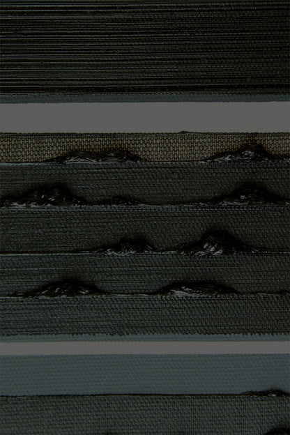 Stripes Oil Painting - None More Black by Rose Long