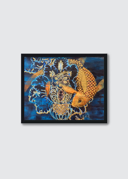 Original Art - Koi Damask
