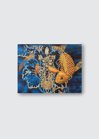 Original Art - Koi Damask