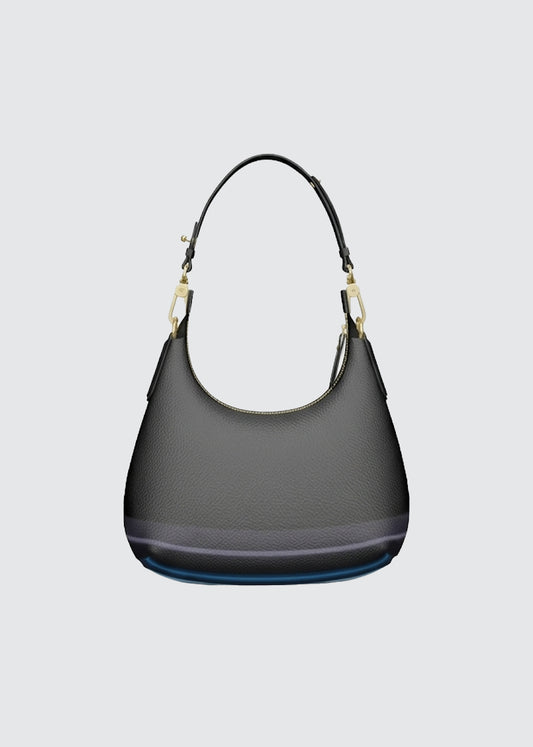 Handbag - Black Crescent