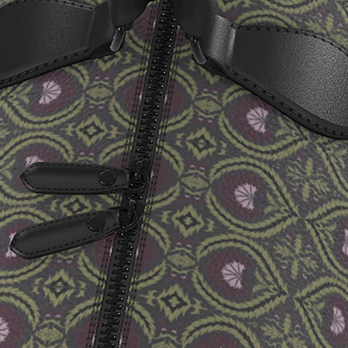 Duffle Bag - Acanthus Wreath Grape and Green