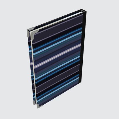 Diary 2026 - Week To View - Blue Sea Stripes Hardback