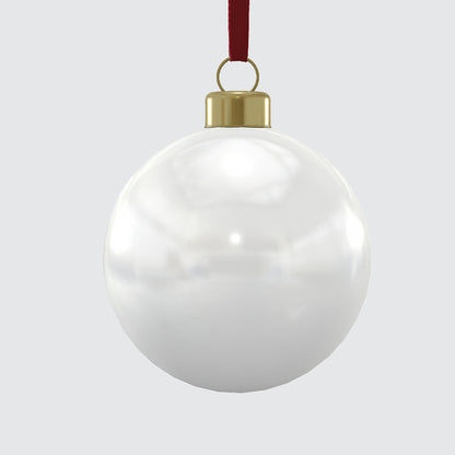 Bone China Bauble Decoration - Single - Dragon Design Golden