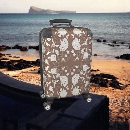 Suitcase - Cabin 55cm and 45cm - Carpet Flowers on Mocha