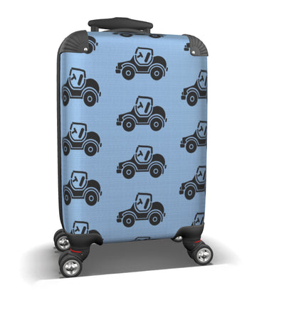 Suitcase - Small Cabin 45cm - Car on Blue Red or Green