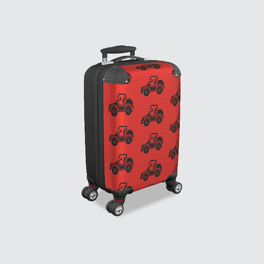 Suitcase - Small Cabin 45cm - Car on Blue Red or Green