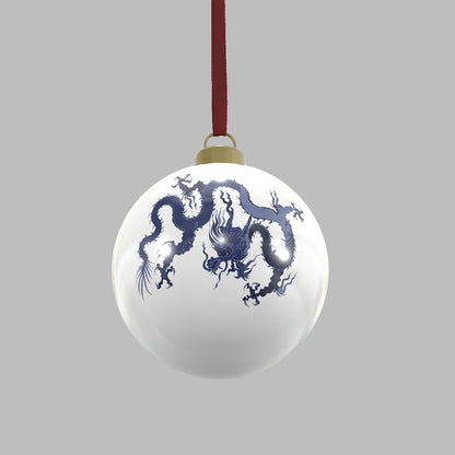 China Bauble - Single - Blue Dragon