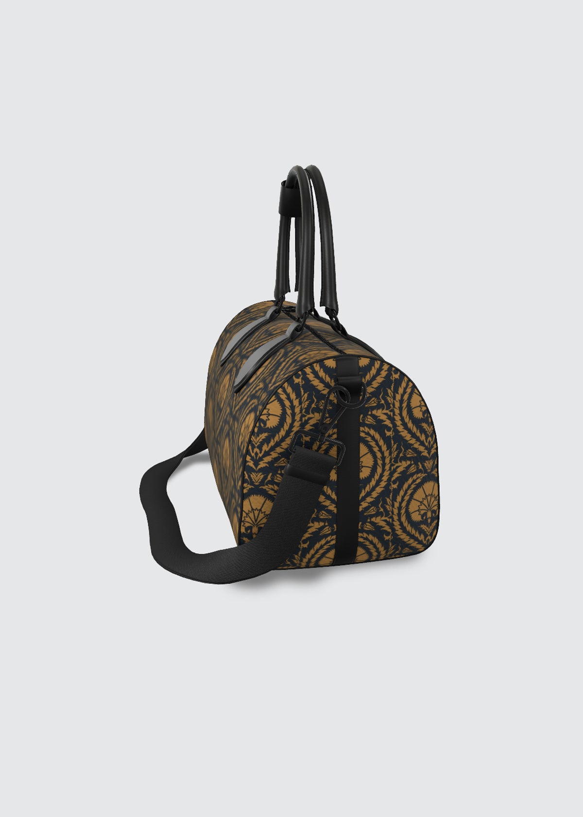 Duffle Bag - Small Acanthus Navy Ochre