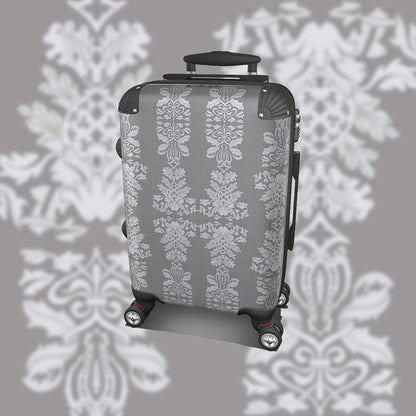 Suitcase - Cabin 55cm and 45cm - Damask On Grey