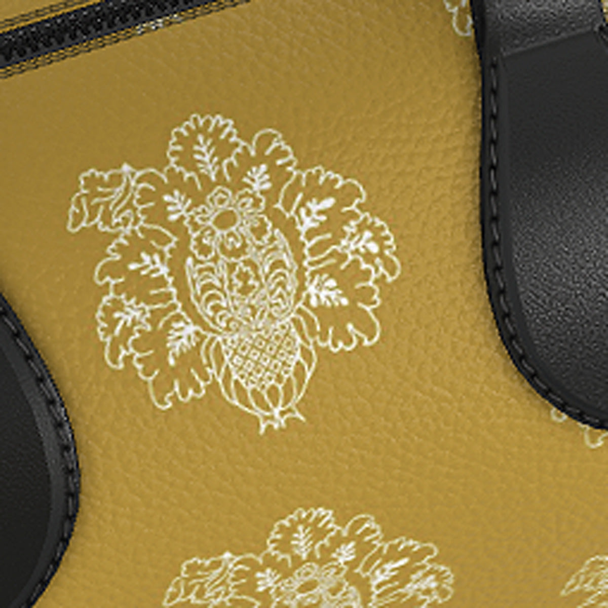 Duffle Bag - Damask on Mustard