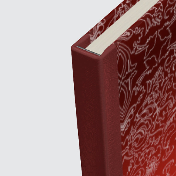 Diary 2026 - Week To View - Red Damask