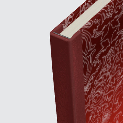 Diary 2026 - Week To View - Red Damask