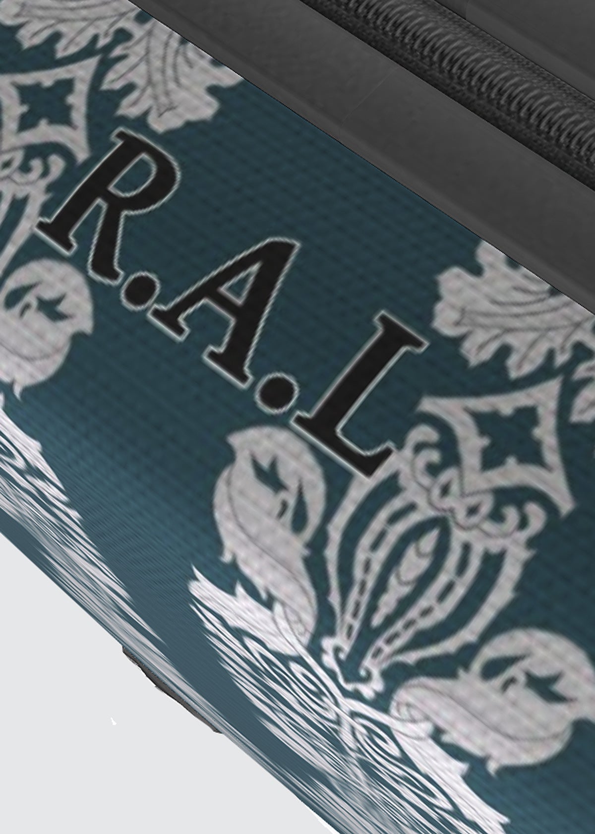 Suitcase - Cabin 55cm and 45cm - Damask On Teal