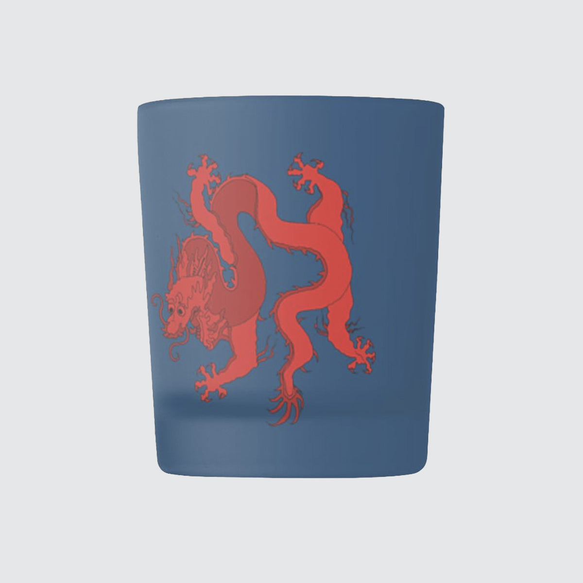 Three Dragon Glass Tea Light Holders