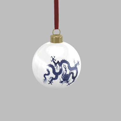 China Bauble - Single - Blue Dragon