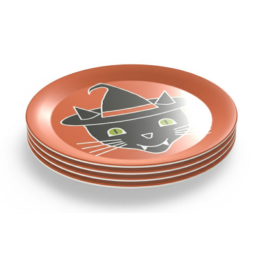 Halloween Cat Party Plates