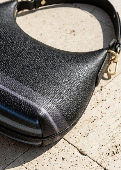 Handbag - Black Crescent