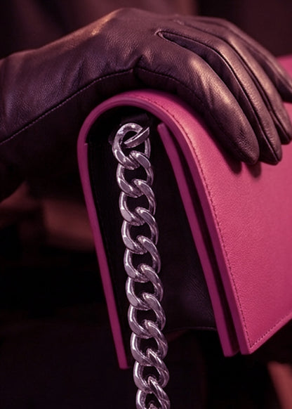 Handbag Dark Magenta Clutch
