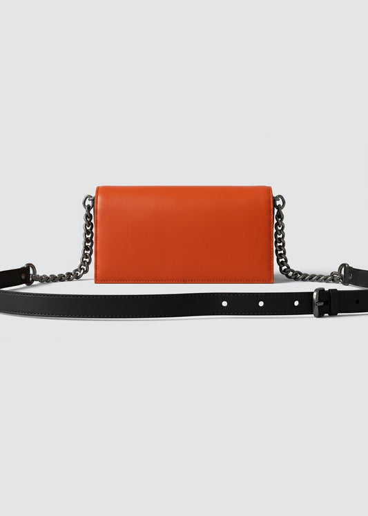 Handbag Orange Clutch
