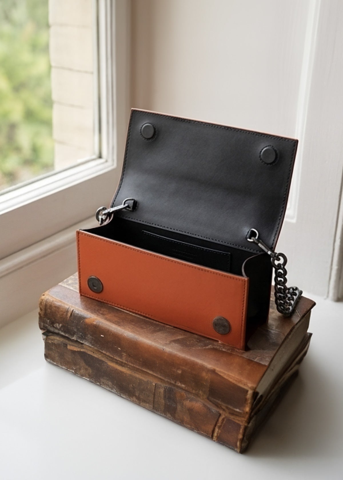 Handbag Orange Clutch