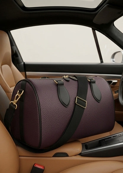 Handbag - Mini Duffle Aubergine